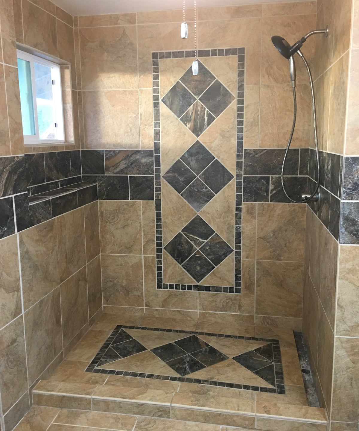 tile shower
